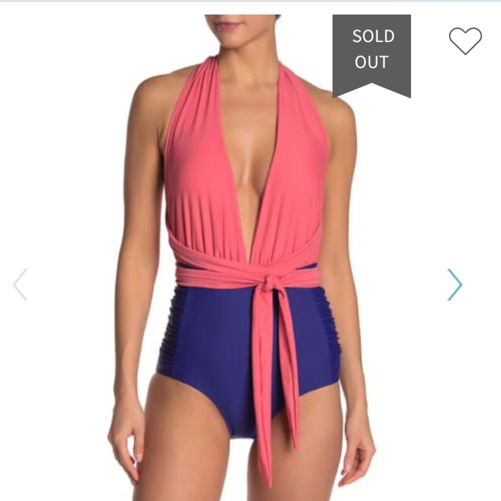 Nicole Miller New YorkConvertible One-Piece Swimsu - Picture 3 of 8